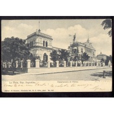 LA PLATA EDIFICIO DE POLICIA TARJETA POSTAL BUENOS AIRES